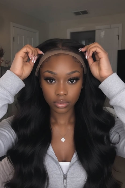 Body Wave Glueless Human Hair Wig – 100% Natural-Looking Waves with Soft Breathable Design, Easy Secure Wear and 16–34 Inch Lengths