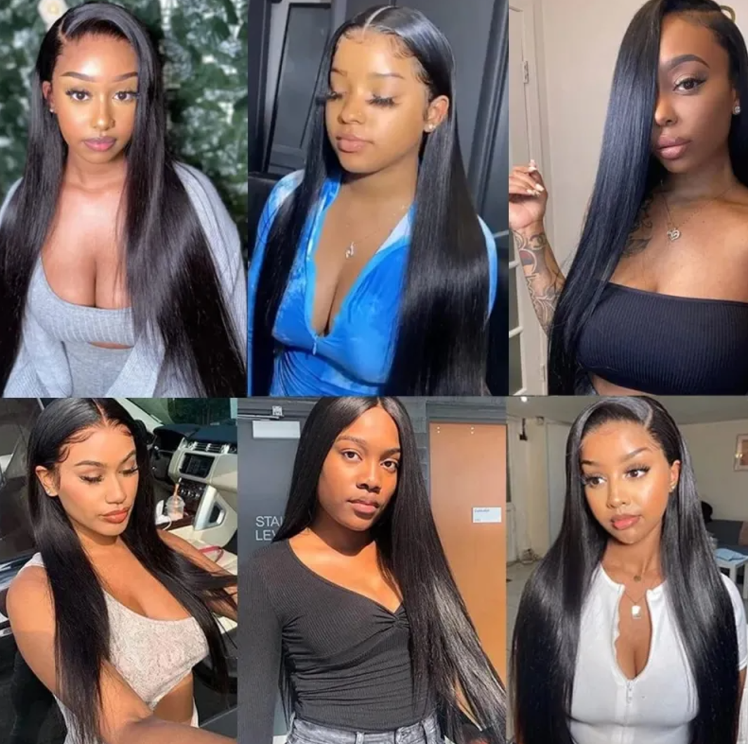 HD Lace Human Hair Wig – 18–30 Inch Premium Real Hair with Breathable Adjustable Cap, Tangle-Free Texture and Versatile Styling Options