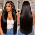 HD Lace Human Hair Wig – 18–30 Inch Premium Real Hair with Breathable Adjustable Cap, Tangle-Free Texture and Versatile Styling Options
